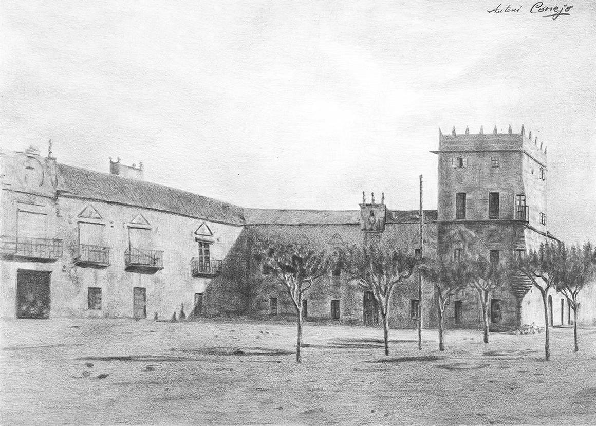Pazo Fefiñanes Cambados dibujo
