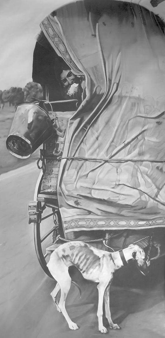 Carreta gitana dibujo